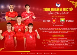 Từ 16/7, Thái Nguyên mở bán vé trận giao hữu Việt Nam - Myanmar