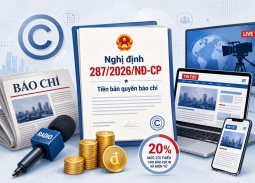 Từ ngày 1/9, áp dụng quy định mới về tiền bản quyền trong lĩnh vực báo chí