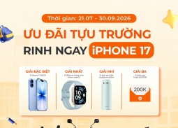 Mua xe Yadea, có hội trúng iPhone 17