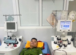 Thanh Hóa: Ba cán bộ công an hiến tiểu cầu cứu người đang bị tạm giam qua cơn nguy kịch