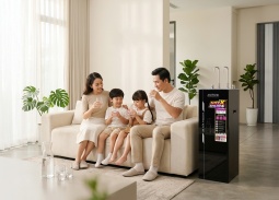 Máy lọc nước MUTOSI tích hợp công nghệ làm nóng trực tiếp, cho nước nóng sau khoảng 3 giây