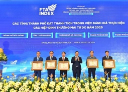 FTA Index 2025: 'Thước đo' hiệu quả thực thi Hiệp định thương mại tự do tại 34 địa phương