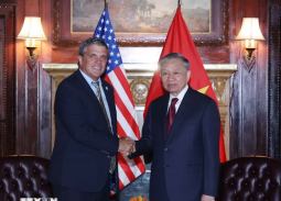 Tổng Bí thư, Chủ tịch nước Tô Lâm tiếp Quyền Giám đốc Cơ quan Thương mại và Phát triển Hoa Kỳ