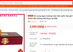 Bộ Y tế yêu cầu Shopee gỡ bỏ sản phẩm An cung ngưu hoàng hoàn nếu vi phạm