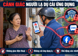 Ninh Bình: Cảnh báo thủ đoạn giả danh nhân viên điện, nước đến nhà yêu cầu cài ứng dụng để chiếm đoạt tài sản