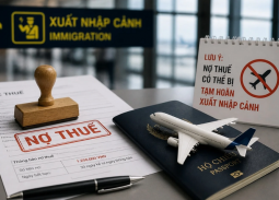 Những điểm người nộp thuế cần lưu ý để tránh bị tạm hoãn xuất cảnh do nợ thuế