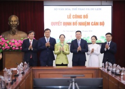 Bộ Văn hóa, Thể thao và Du lịch điều động, bổ nhiệm nhiều cán bộ lãnh đạo
