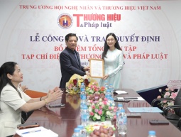 Nhà báo Khổng Nhung được bổ nhiệm làm Tổng biên tập Tạp chí điện tử Thương hiệu và Pháp luật