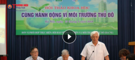 Hội thảo khoa học 'Cùng hành động vì môi trường Thủ đô'