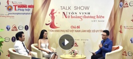 Talkshow: Chương trình 'Tôn vinh Nữ hoàng thương hiệu Việt Nam 2018'