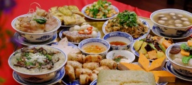 Mâm cơm cũng tất niên chuẩn nhất có những gì?