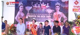 Hoa hậu Doanh nhân Nguyễn Thị Diệu Thúy trở về tri ân quê hương