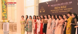 Họp báo công bố cuộc thi Hoa hậu doanh nhân Việt - Hàn 2019