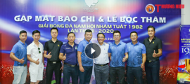Hà Nội: Họp báo và tiến hành bốc thăm chia bảng giải bóng đá Nhâm Tuất 1982 lần thứ III