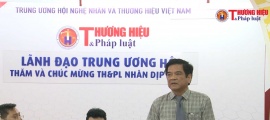 TW Hội Nghệ nhân và Thương hiệu Việt Nam thăm và chúc mừng TCĐT Thương hiệu và Pháp luật nhân ngày 21/6