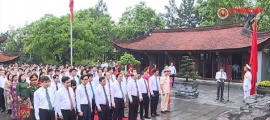 Lãnh đạo và nhân dân tỉnh Phú Thọ dâng hương tưởng nhớ công ơn các vị Vua Hùng