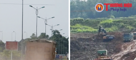 Phú Thọ: Thi công dự án gây ô nhiễm môi trường và mất ATGT