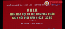 Hà Nội: Gala 'Tinh hoa hội tụ 100 năm sân khấu kịch nói Việt Nam' diễn ra đầy cảm xúc
