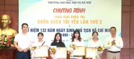 Trường Đại học Nội vụ Hà Nội trao giải Cuộc thi “Cuốn sách tôi yêu lần thứ 2”
