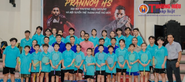 Đại sứ thương hiệu Mizuno - 'Cây vợt' Prannoy Haseena Sunil Kumar giao lưu cầu lông cùng hàng trăm người hâm mộ