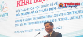 Khai mạc Hội thảo khoa học quốc tế về Môi trường và Kỹ thuật điện Châu Á 2023 - EEE AM 2023