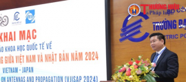 Khai mạc Hội thảo khoa học quốc tế về Ăng-Ten và Truyền Sóng giữa Việt Nam và Nhật Bản – VJISAP 2024 