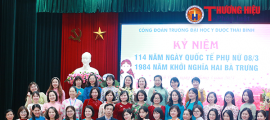 Đại học Y Dược Thái Bình tổ chức kỷ niệm 114 năm ngày Quốc tế phụ nữ 8/3 