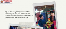 Nghề dệt thổ cẩm truyền thống tại Lâm Bình: Giữ gìn văn hóa và phát triển sinh kế bền vững