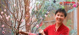 Nghệ nhân Thanh Hiền và nghệ thuật cắm hoa Ikebana đón Tết Nguyên Đán Ất Tỵ