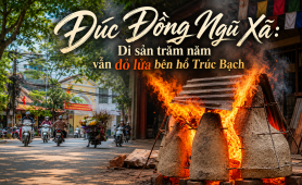 Đúc Đồng Ngũ Xã: Di sản trăm năm vẫn đỏ lửa bên hồ Trúc Bạch