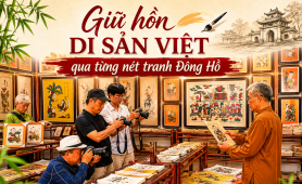 Nghệ nhân Ưu tú Nguyễn Đăng Chế - Người “đánh thức” sức sống mới cho tranh Đông Hồ