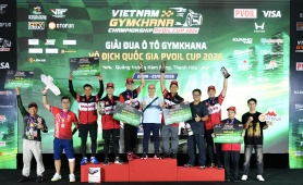 Thanh Hóa: Bế mạc gải đua xe ô tô Gymkhana Vô địch Quốc gia PVOIL Cup 2026