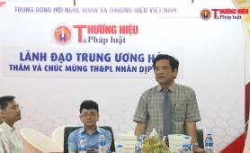TW Hội Nghệ nhân và Thương hiệu Việt Nam thăm và chúc mừng TCĐT Thương hiệu và Pháp luật nhân ngày 21/6