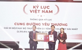Giải Đi/Chạy bộ trực tuyến vì cộng đồng “Dai-ichi - Cung Đường Yêu Thương 2021” vinh dự nhận Kỷ lục Việt Nam