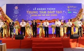 HANOI FC khánh thành Trung tâm Đào tạo bóng đá trẻ tại Bắc Giang                                                                                        