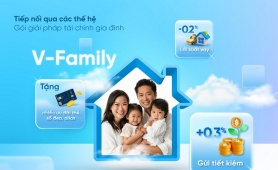 Tiếp nối qua các thế hệ: V-Family - Gói giải pháp tài chính dành cho triệu gia đình Việt