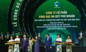 PNJ 9 lần liên tiếp được vinh danh Thương hiệu Quốc gia