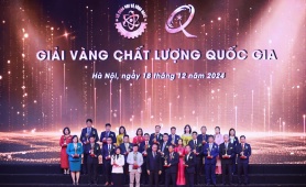 Sao Thái Dương vinh dự được trao tặng Giải Vàng Chất lượng Quốc gia năm 2024