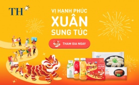 Gom hạnh phúc ngập tràn với quà tặng tốt cho sức khỏe đón TẾT 2025 của các nhãn hàng đồ uống TH