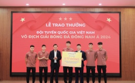 LPBank trao thưởng 5 tỷ đồng, đồng hành cùng Đội tuyển Bóng đá Việt Nam đăng quang ngôi vô địch Đông Nam Á