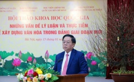 Xây dựng văn hóa trong Đảng là nhiệm vụ quan trọng, là cơ sở để bước vào kỷ nguyên vươn mình của dân tộc