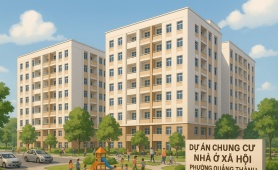 Thanh Hóa sắp có hơn 700 căn hộ nhà ở xã hội tại phường Quảng Thành
