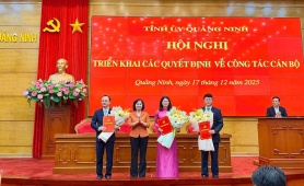 Quảng Ninh tổ chức hội nghị triển khai các quyết định về công tác cán bộ 