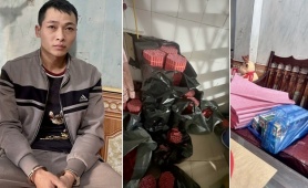 Hải Phòng: Bắt giữ đối tượng sản xuất, tàng trữ 123kg pháo trái phép