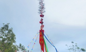 Tái hiện lễ thượng nêu và thả cá chép tại Thành nhà Hồ 