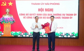 Chánh Văn phòng UBND TP. Hải Phòng làm Phó Trưởng Ban Tổ chức Thành ủy