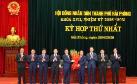 Ông Lê Văn Hiệu tái đắc cử Chủ tịch HĐND TP Hải Phòng