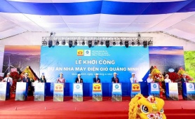 Khởi công Dự án Nhà máy điện gió Quảng Ninh 1 tại phường Hoành Bồ