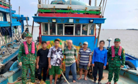 Hải đoàn Biên phòng 38 bắt giữ 2 phương tiện vận chuyển trái phép khoảng 15.000 lít dầu DO