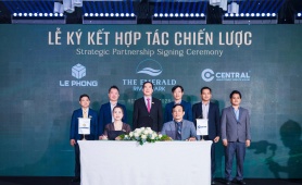 Tập đoàn Lê Phong ký kết hợp tác chiến lược phát triển dự án The Emerald River Park